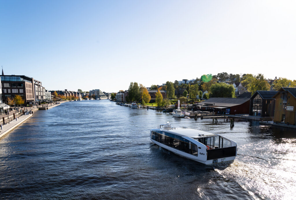 Smart electric ferry in Europe